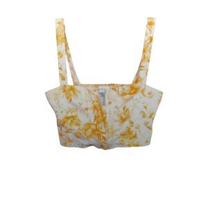 🔥$1 Bundled ACOA Square Neck Crop Tank Top size S!